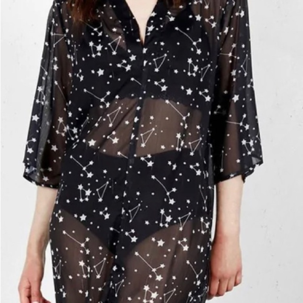 Disturbia sheer dress/cover